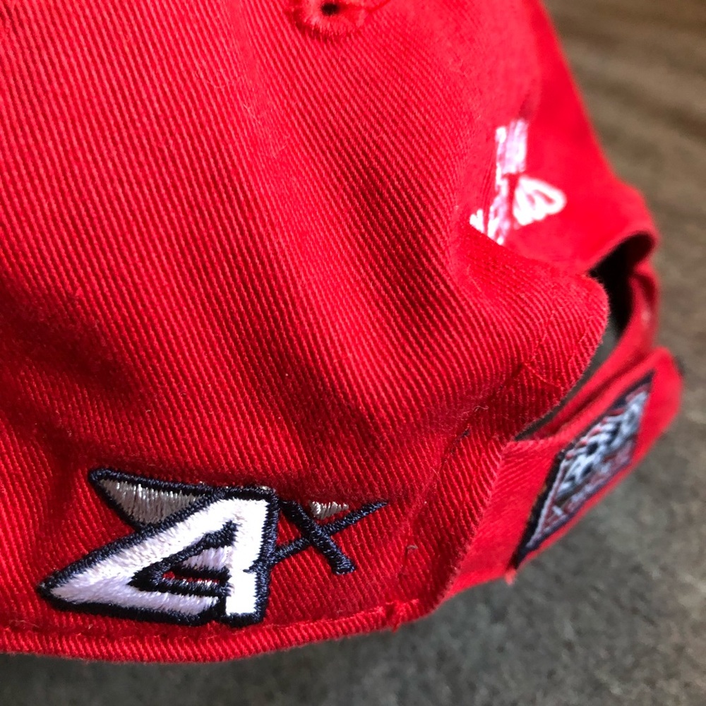 Red Rio Del Mar embroidered iguana / lizard golf hat - Picture 6 of 13